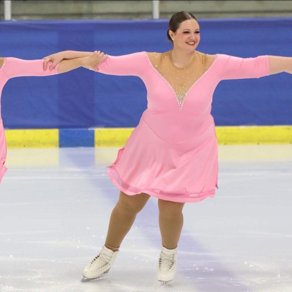 Pink skating dress